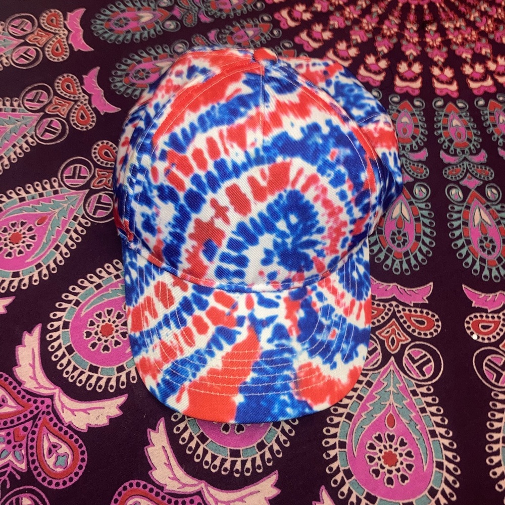 TWO one sz fits all tie dye hats NWT